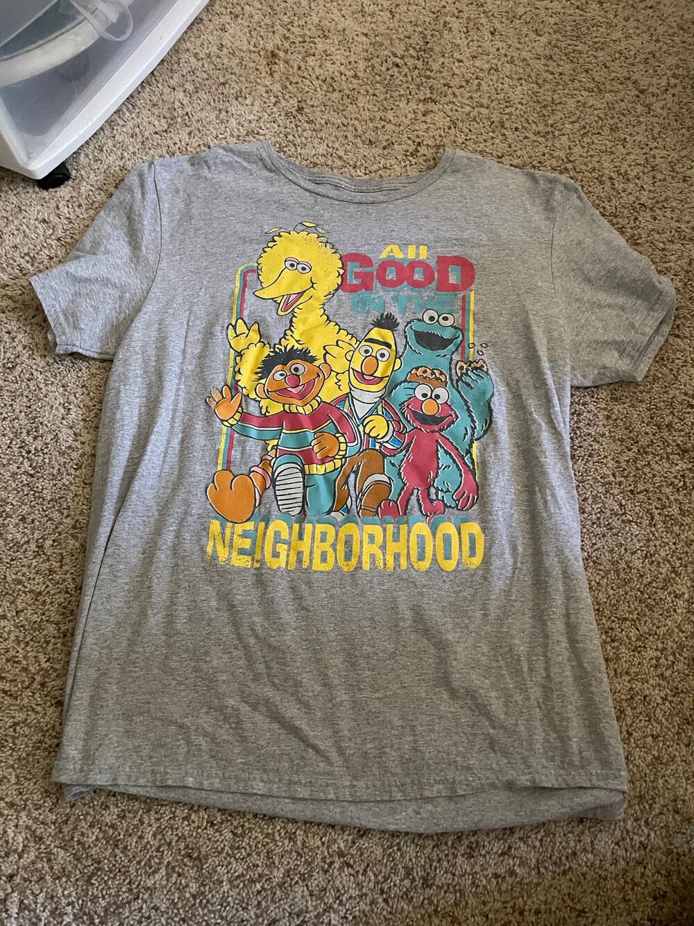 Vintage Sesame Street mens large tshirt